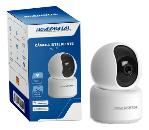Destaque de Câmera Inteligente Wifi HD com desconto no Bom de Oferta