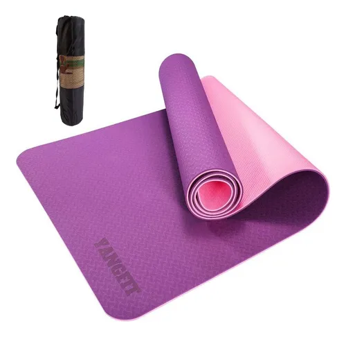 Foto de Tapete Yoga Mat Exercício TPE em oferta