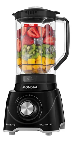 Destaque de Liquidificador Pratic Turbo Mondial com desconto no Bom de Oferta